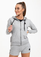 Bluza rozpinana z kapturem damska French Terry Small Logo