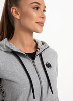 Bluza rozpinana z kapturem damska French Terry Small Logo