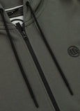 Bluza męska rozpinana z kapturem Terry Small Logo