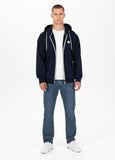 Bluza męska rozpinana z kapturem Terry Small Logo