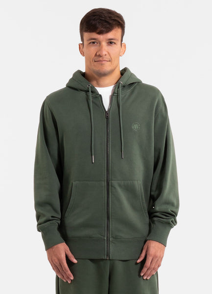 Bluza męska rozpinana z kapturem Washed Lancaster II