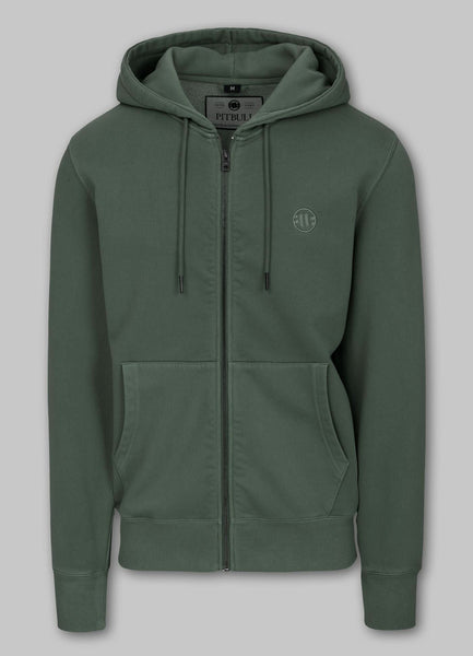 Bluza męska rozpinana z kapturem Washed Lancaster II