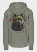 Bluza męska rozpinana z kapturem Washed MT FUJI