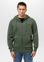 Bluza męska rozpinana z kapturem Washed MT FUJI