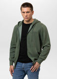 Bluza męska rozpinana z kapturem Washed MT FUJI