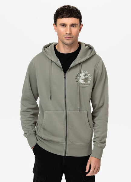 Bluza męska rozpinana z kapturem Washed PLANET SURF