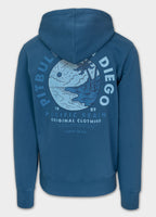 Bluza męska rozpinana z kapturem Washed PLANET SURF