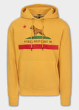 Bluza męska z kapturem Washed CALIFORNIA FLAG