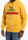 Bluza męska z kapturem Washed CALIFORNIA FLAG