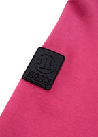 Bluza damska rozpinana z kapturem Fuchsia