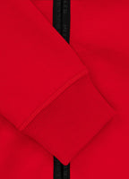 Bluza damska rozpinana z kapturem Fuchsia