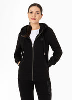 Bluza rozpinana z kapturem damska Hilltop