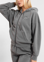 Bluza rozpinana z kapturem damska Washed MANZANITA HEART