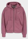 Bluza rozpinana z kapturem damska Washed MANZANITA HEART