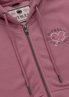 Bluza rozpinana z kapturem damska Washed MANZANITA HEART