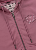 Bluza rozpinana z kapturem damska Washed MANZANITA HEART