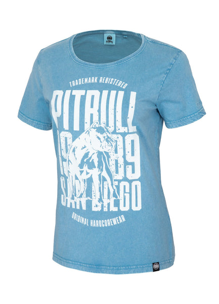 Koszulka damska Denim Washed San Diego Dog