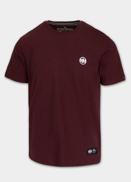 Koszulka męska SMALL LOGO Burgundowa