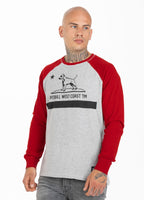 Longsleeve Garment Washed Raglan California