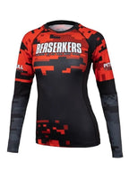 Longsleeve Rashguard damski Berserkers Team Digital