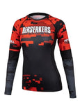 Longsleeve Rashguard damski Berserkers Team Digital