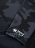 Longsleeve Rashguard Performance Pro plus All Black Camo Small Logo