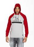 Longsleeve z kapturem Garment Washed Raglan California