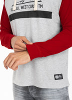 Longsleeve z kapturem Garment Washed Raglan California