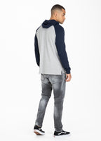 Longsleeve z kapturem Garment Washed Raglan California