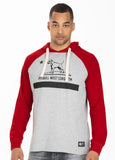 Longsleeve z kapturem Garment Washed Raglan California