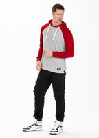 Longsleeve z kapturem Garment Washed Raglan Small Logo