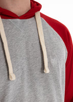 Longsleeve z kapturem Garment Washed Raglan Small Logo