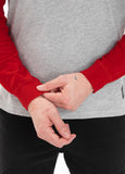 Longsleeve z kapturem Garment Washed Raglan Small Logo