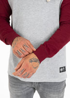 Longsleeve z kapturem Garment Washed Raglan Small Logo