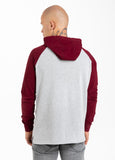 Longsleeve z kapturem Garment Washed Raglan Small Logo