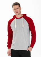 Longsleeve z kapturem Garment Washed Raglan Small Logo