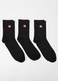 Skarpety High Ankle Logo cienkie 3-pak