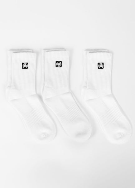 Skarpety High Ankle Logo grube 3-pak