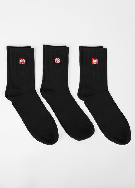 Skarpety High Ankle Logo cienkie 3-pak