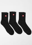 Skarpety High Ankle Logo grube 3-pak