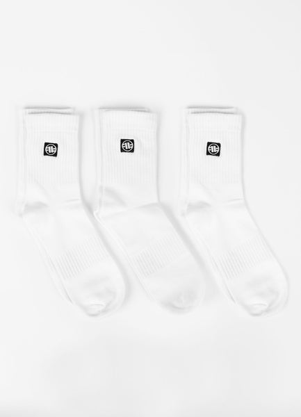 Skarpety High Ankle Logo cienkie 3-pak