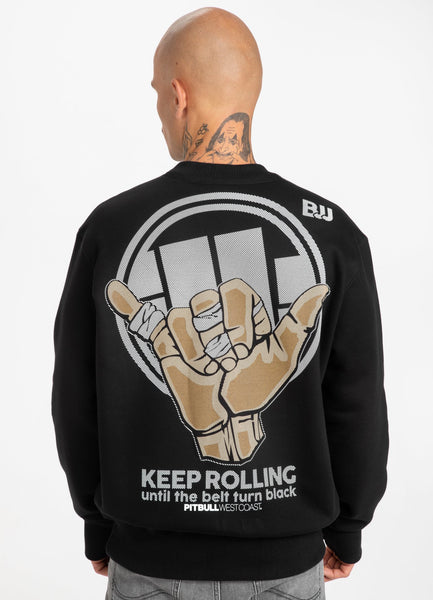 Bluza Crewneck KEEP ROLLING Czarna - kup z Pit Bull West Coast Oficjalny Sklep 