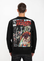 Bluza Crewneck MEET MY FRIENDS Czarna - kup z Pit Bull West Coast Oficjalny Sklep 