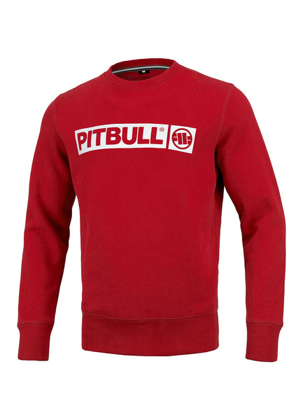 Bluza Crewneck Terry HILLTOP Czerwona - kup z Pit Bull West Coast Oficjalny Sklep 