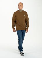 Bluza Crewneck Small Logo Brązowa - kup z Pit Bull West Coast Oficjalny Sklep 