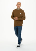 Bluza Crewneck Small Logo Brązowa - kup z Pit Bull West Coast Oficjalny Sklep 