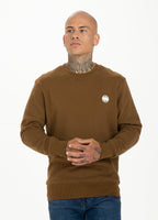 Bluza Crewneck Small Logo Brązowa - kup z Pit Bull West Coast Oficjalny Sklep 