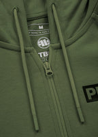 Bluza rozpinana z kapturem DANDRIDGE Oliwkowa - kup z Pit Bull West Coast Oficjalny Sklep 