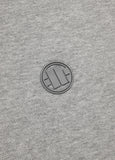 BLUZA ROZPINANA Z KAPTUREM  SMALL LOGO PREMIUM PIQUE SZARA - kup z Pit Bull West Coast Oficjalny Sklep 