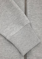 BLUZA ROZPINANA Z KAPTUREM  SMALL LOGO PREMIUM PIQUE SZARA - kup z Pit Bull West Coast Oficjalny Sklep 